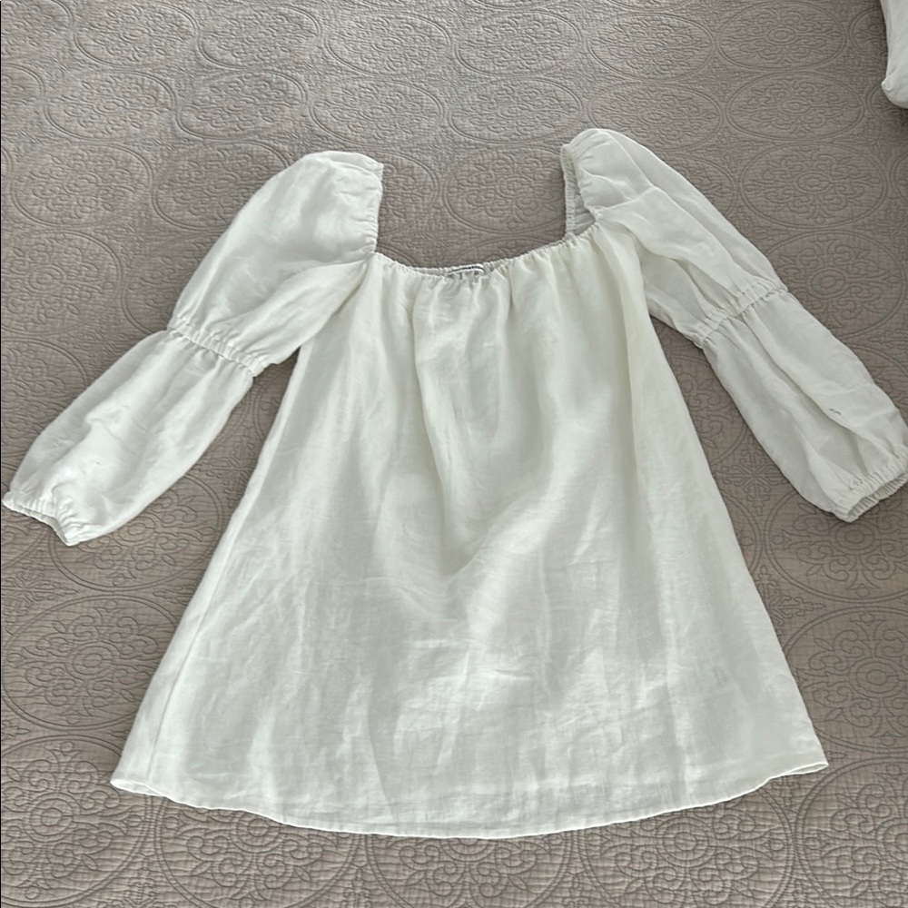 Reformation White Mini Dress
